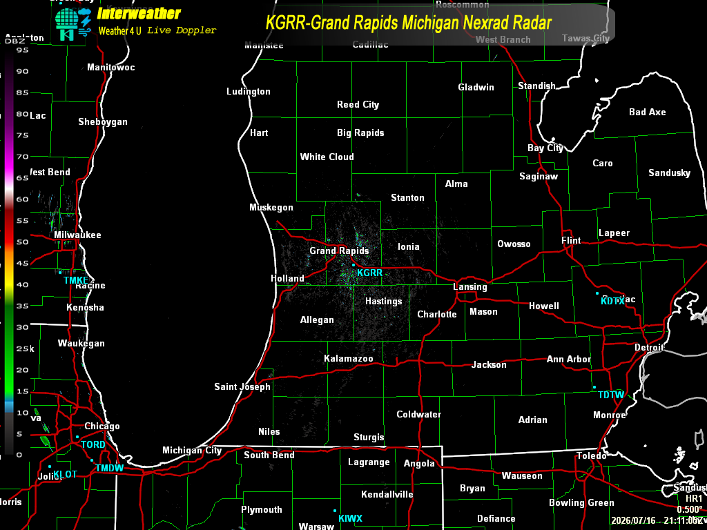 Live radar from KGRR