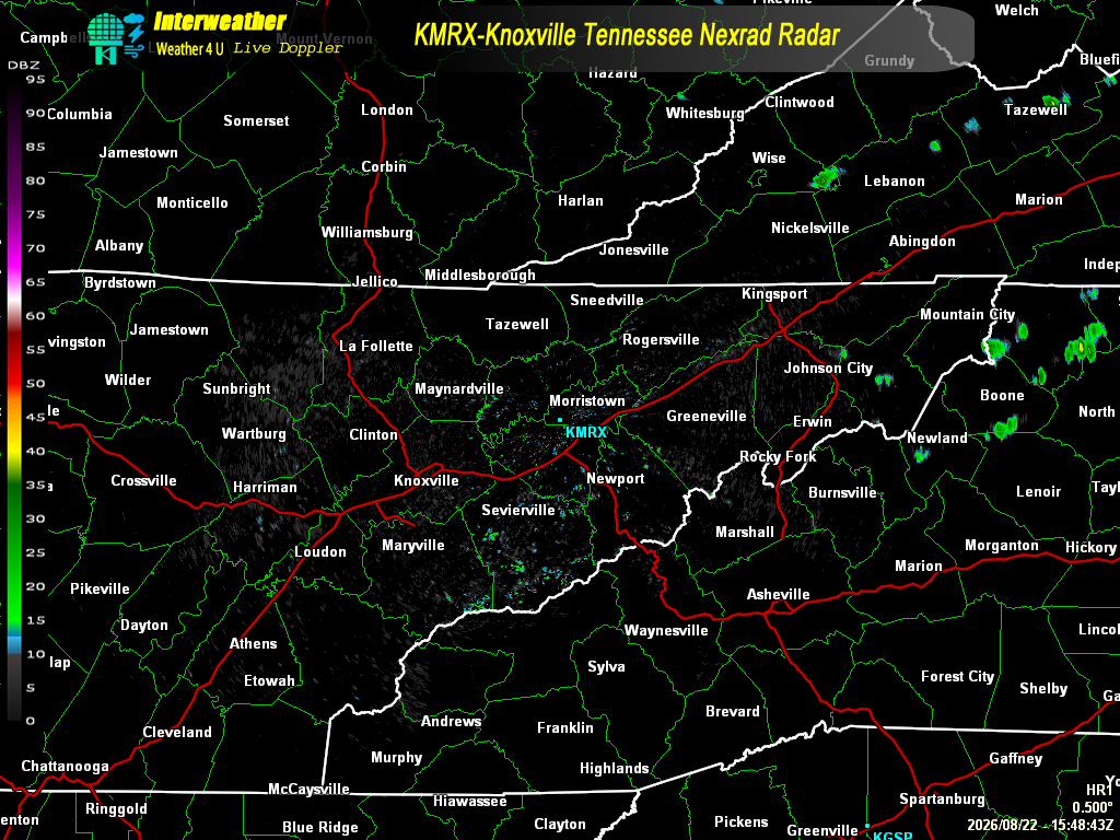 Live radar from KMRX