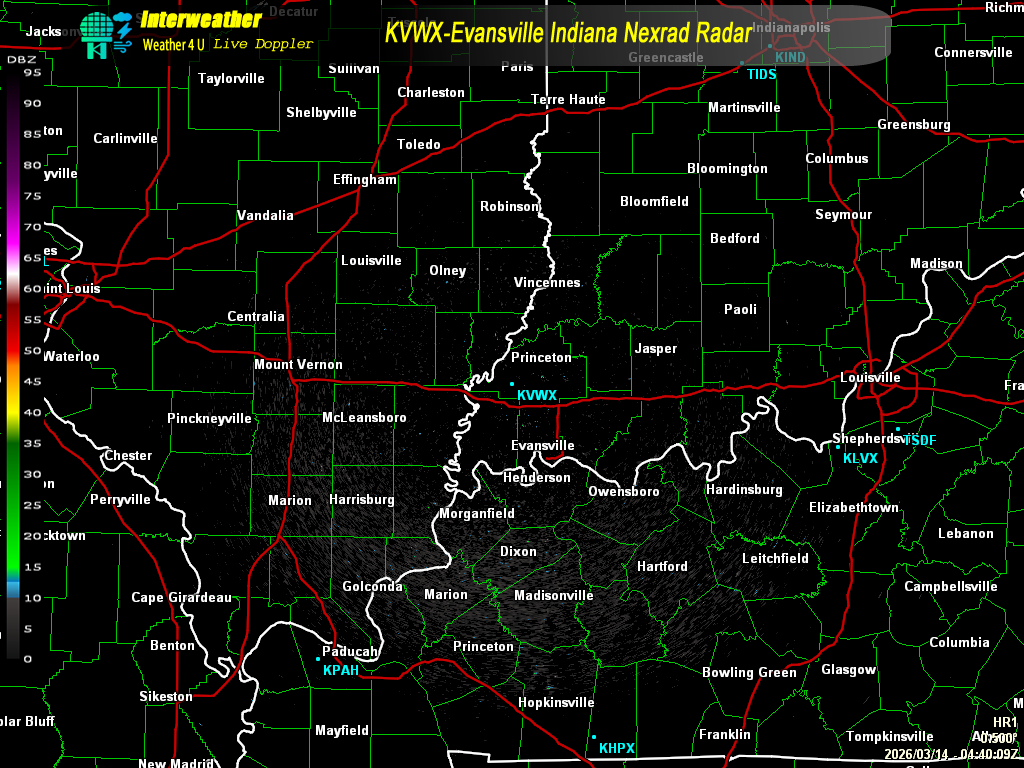 KVWX-Evansville Indiana Nexrad Radar - Interweather-Weather 4 U