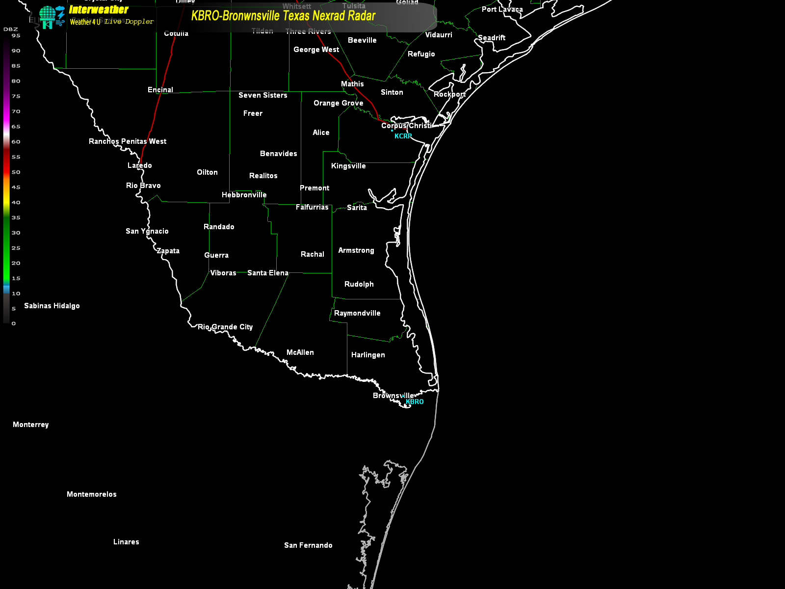 Live radar from KBRO
