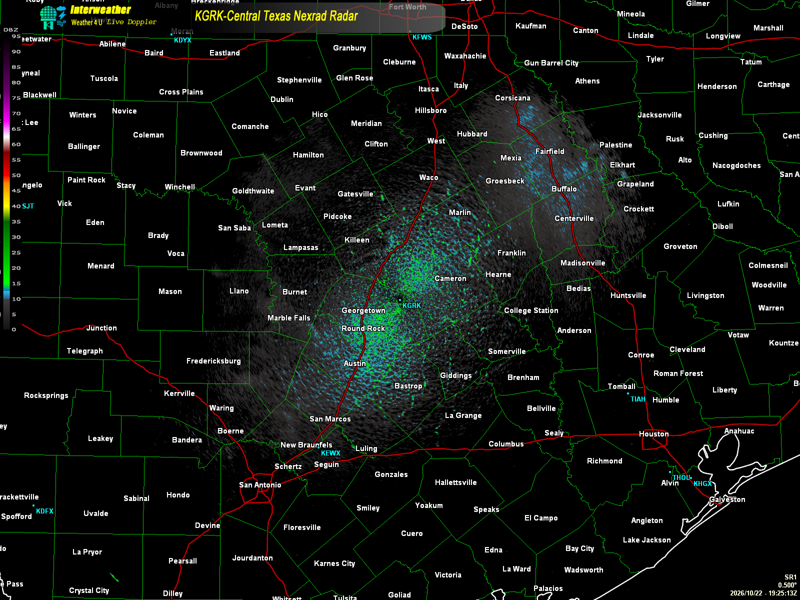 Live radar from KGRK