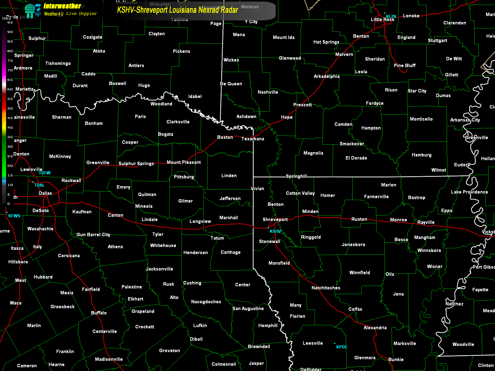 Live radar from KSHV