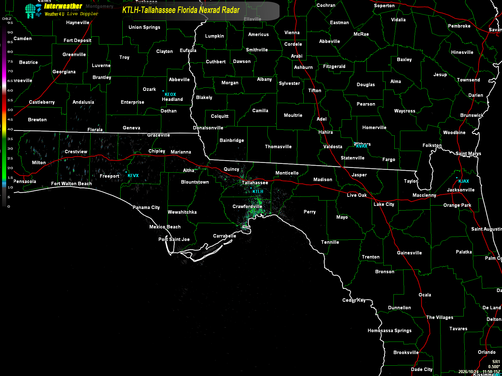 Live radar from KTLH
